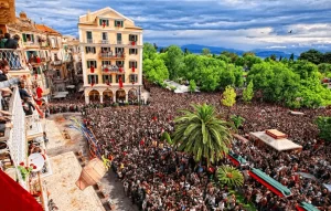 Corfu is known for its unique Easter traditions